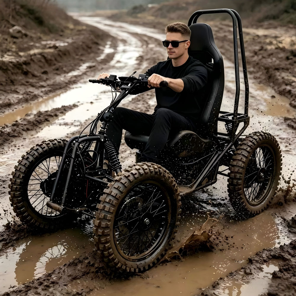 4WD Electric Off-Road Scooter  - đánh giá và giá 60V 50Ah Electric Scooter Battery